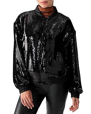 Sanctuary Sloan Sequined Bomber Jacket Product Image