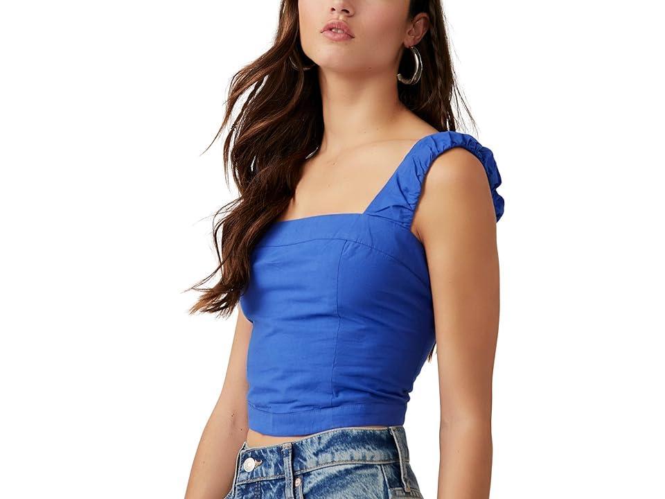 Free People Ashley Smocked Crop Tank Product Image