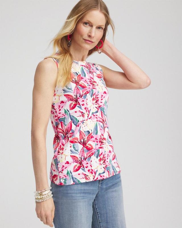 Women's Island Button Detail Tank Top Product Image