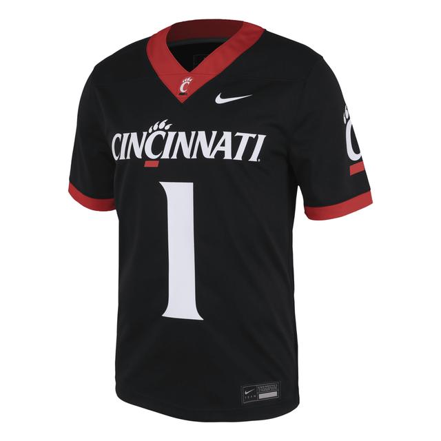 Mens Nike #1 Cincinnati Bearcats Untouchable Football Jersey Product Image