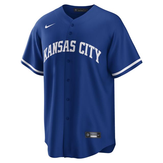 Mens Nike Royal Kansas City Royals Alternate Replica Team Jersey - Royal Product Image