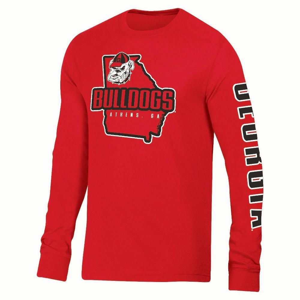 NCAA Georgia Bulldogs Mens Long Sleeve T-Shirt Product Image