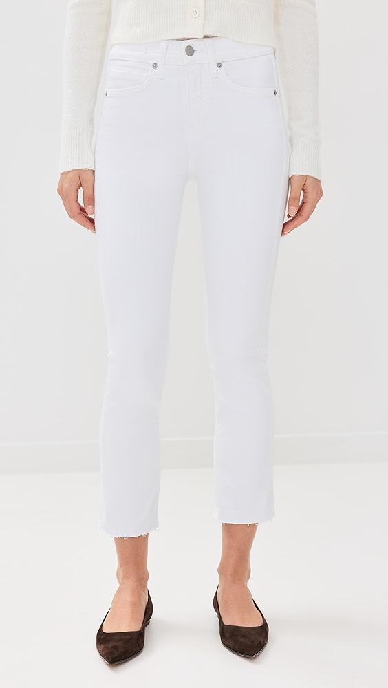 Veronica Beard Jean Carly Kick Flare Raw Hem Jeans | Shopbop Product Image