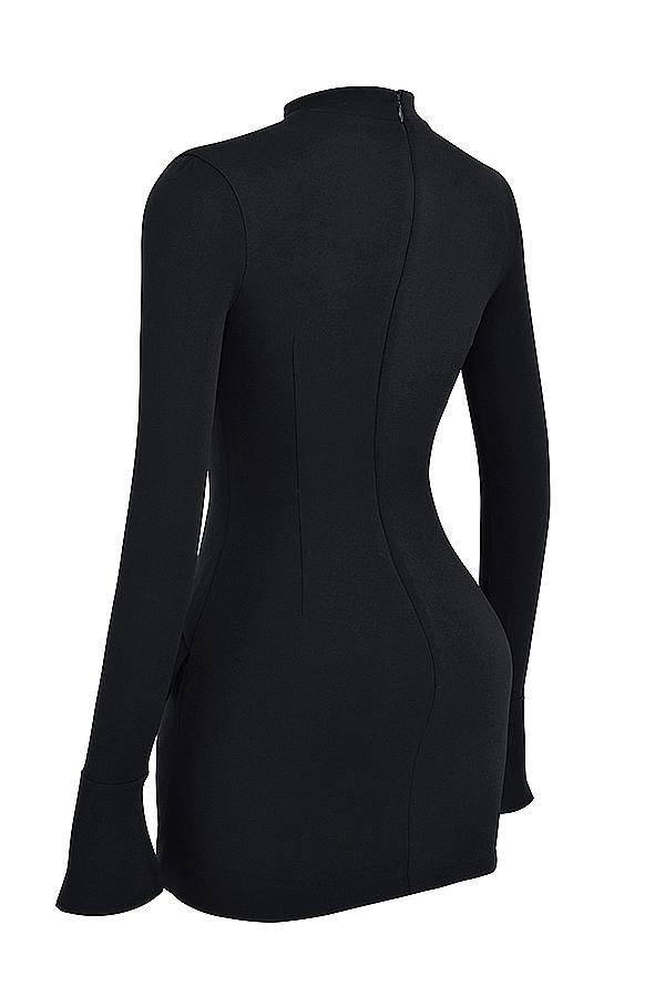 Mahalia Black Mini Dress Product Image