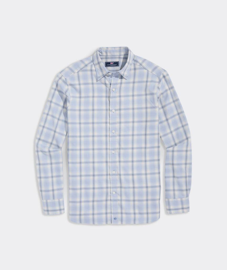 On-The-Go Brushed Twill Plaid Shirt Product Image