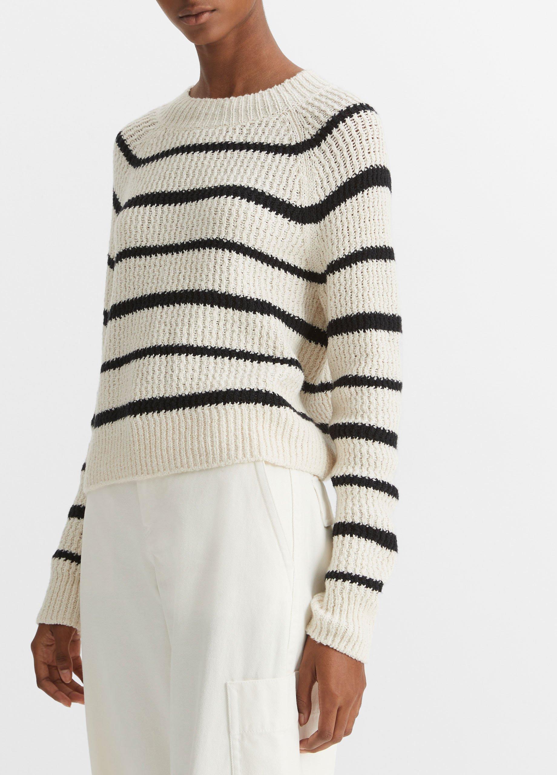 Ribbed Stripe Pullover Product Image