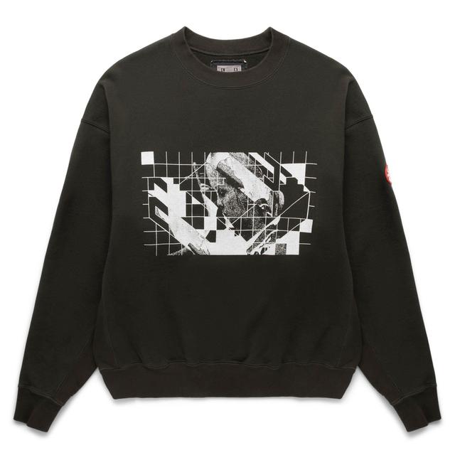 WASHED DIMENSIONS CREW NECK BLACK | Bodega Product Image