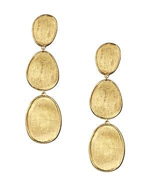 Womens Lunaria 18K Yellow Gold Triple-Drop Earrings - Gold Product Image