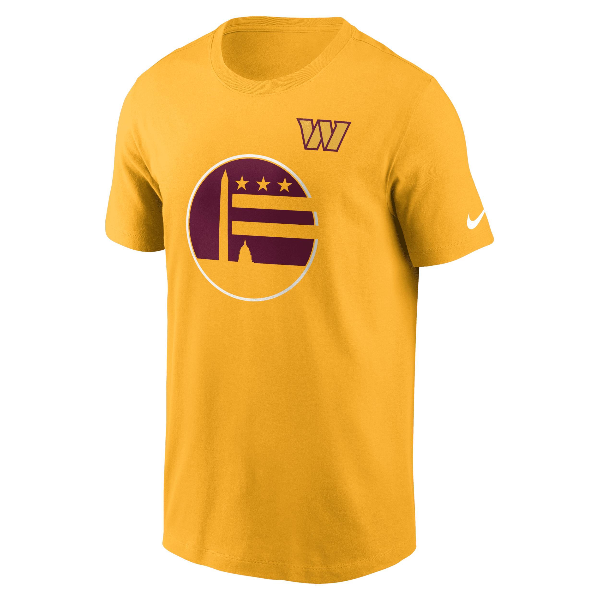 Mens Nike Gold Washington Commanders Local Essential T-Shirt Product Image