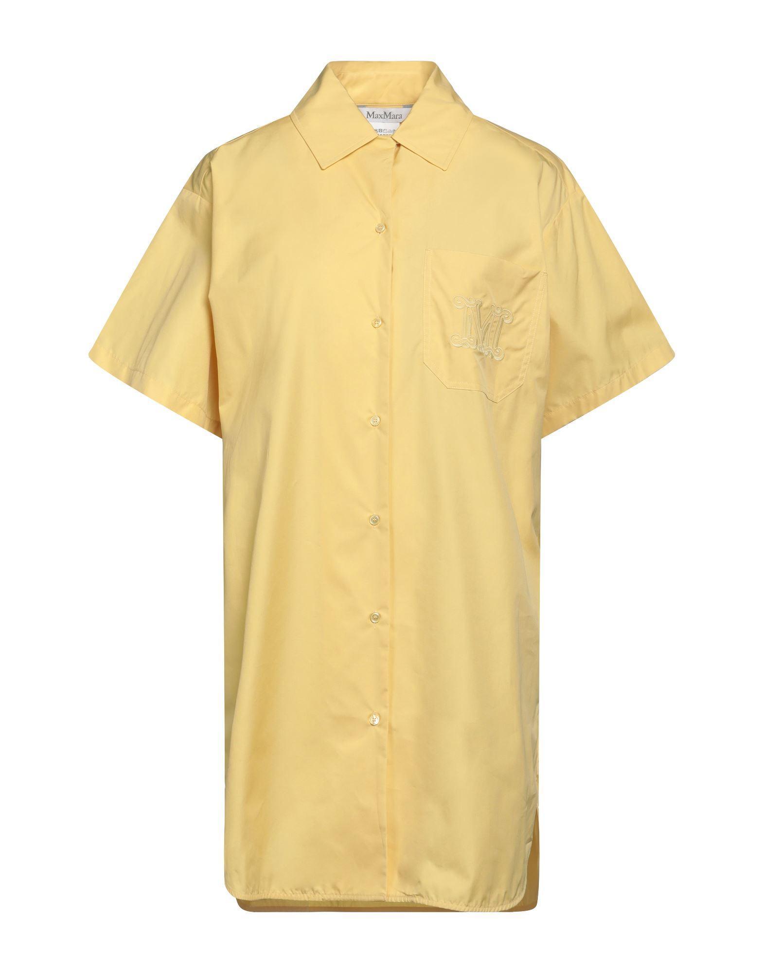 MAX MARA Short Dresses In Yellow Product Image