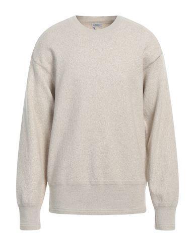 BURBERRY Man Sweater Beige Size L Wool, Polyamide, Elastane Product Image