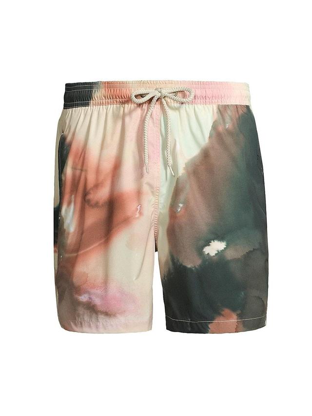 Mens Abstract Swim Shorts Product Image