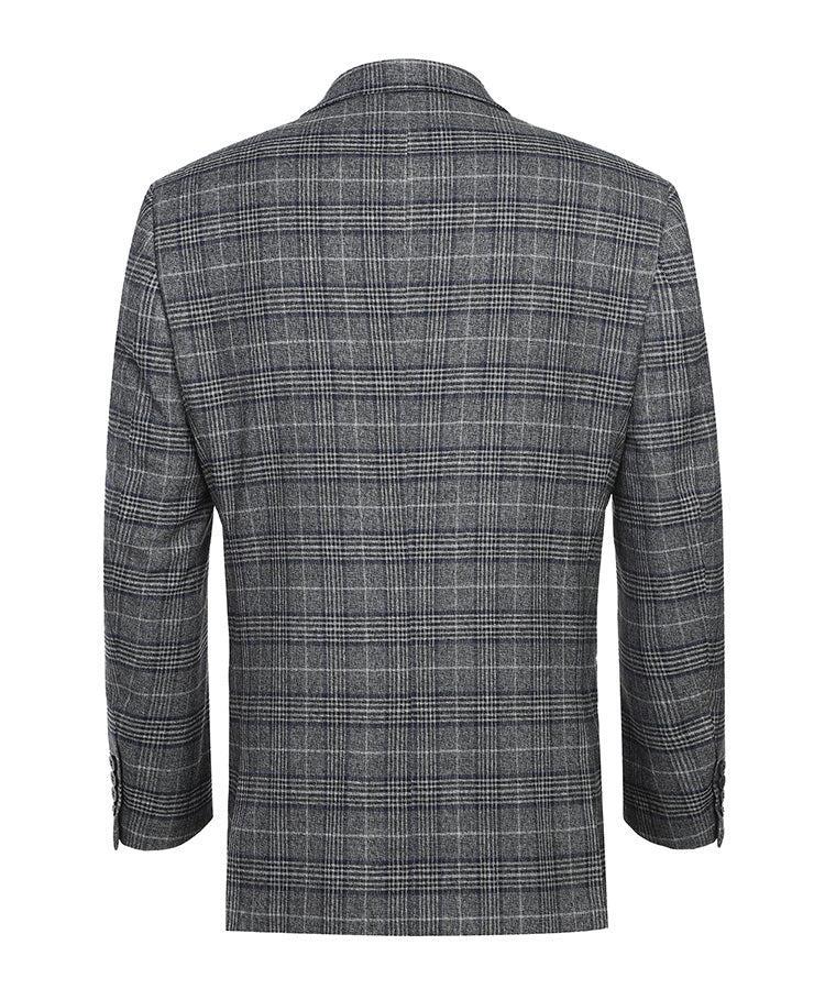 Classic Regular Fit Blazer Windowpane Pattern in Gray Product Image