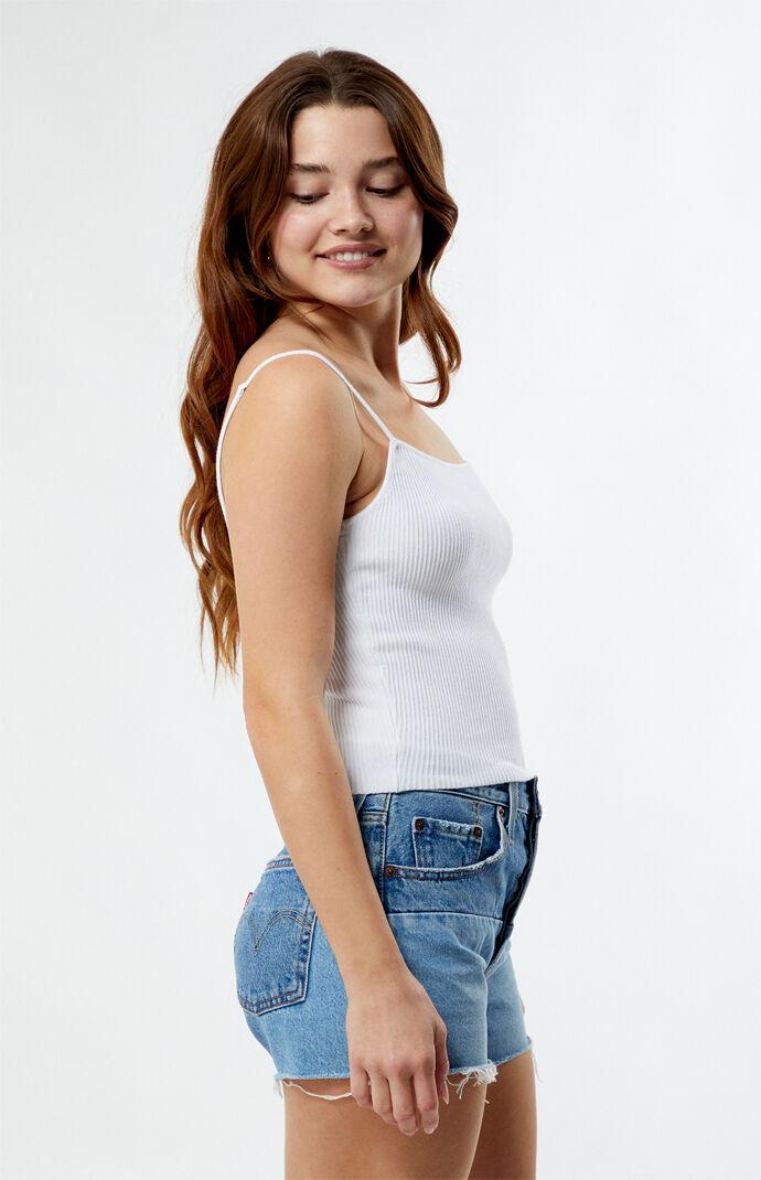 Womens Cordelia Ribbed Tank Top Product Image