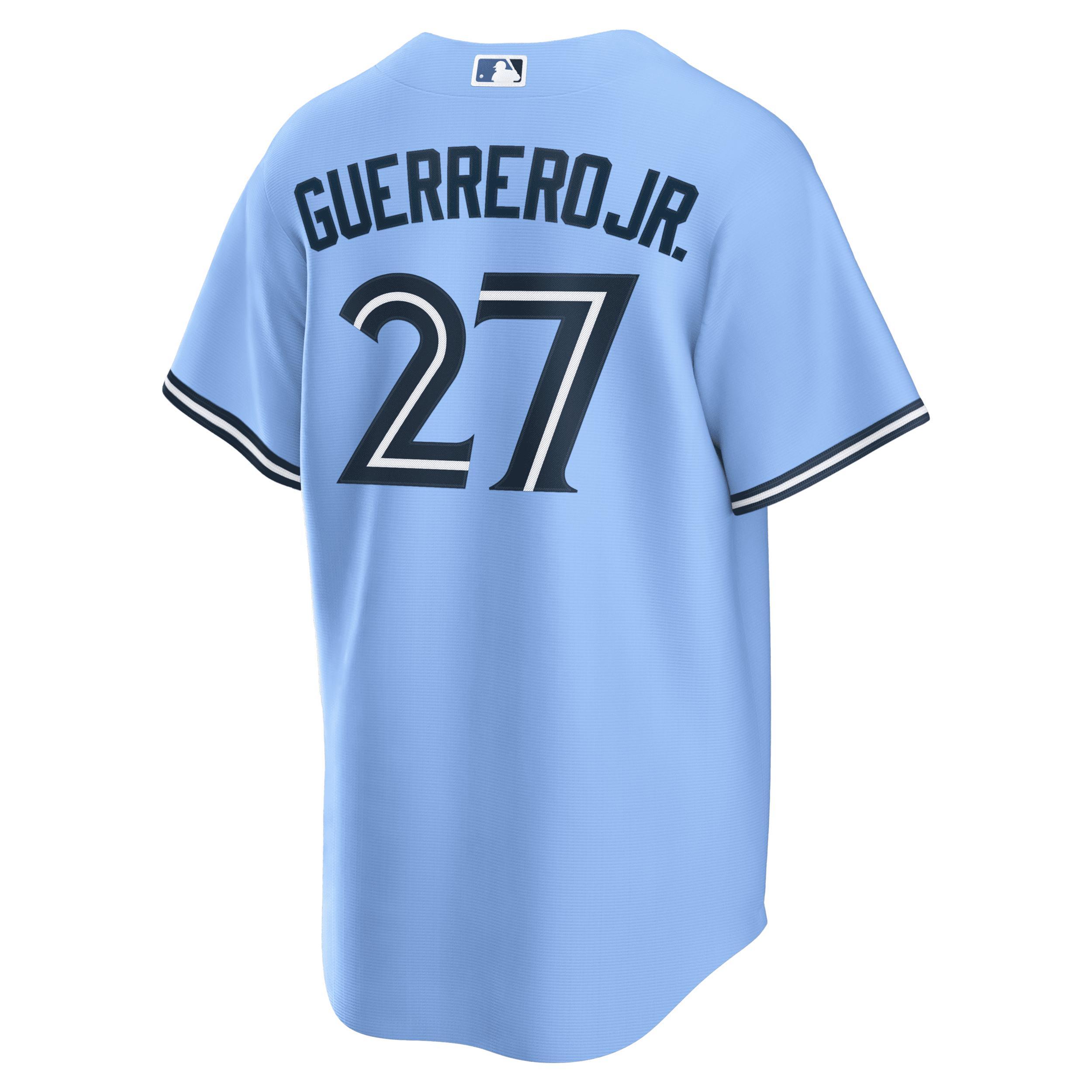 Mens Nike Vladimir Guerrero Jr. Powder Blue Toronto Blue Jays Alternate Replica Player Jersey Product Image