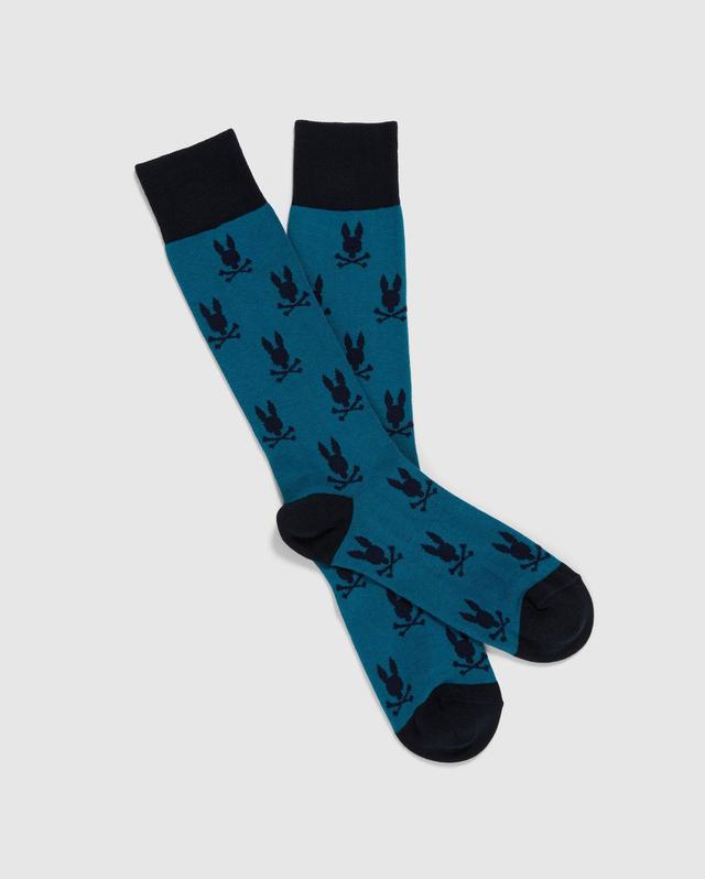 MENS ALL OVER BUNNY DRESS SOCK - B6F750D200 Male Product Image