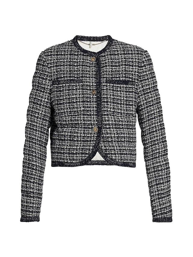 Womens Eliadi Tweed Down Jacket Product Image