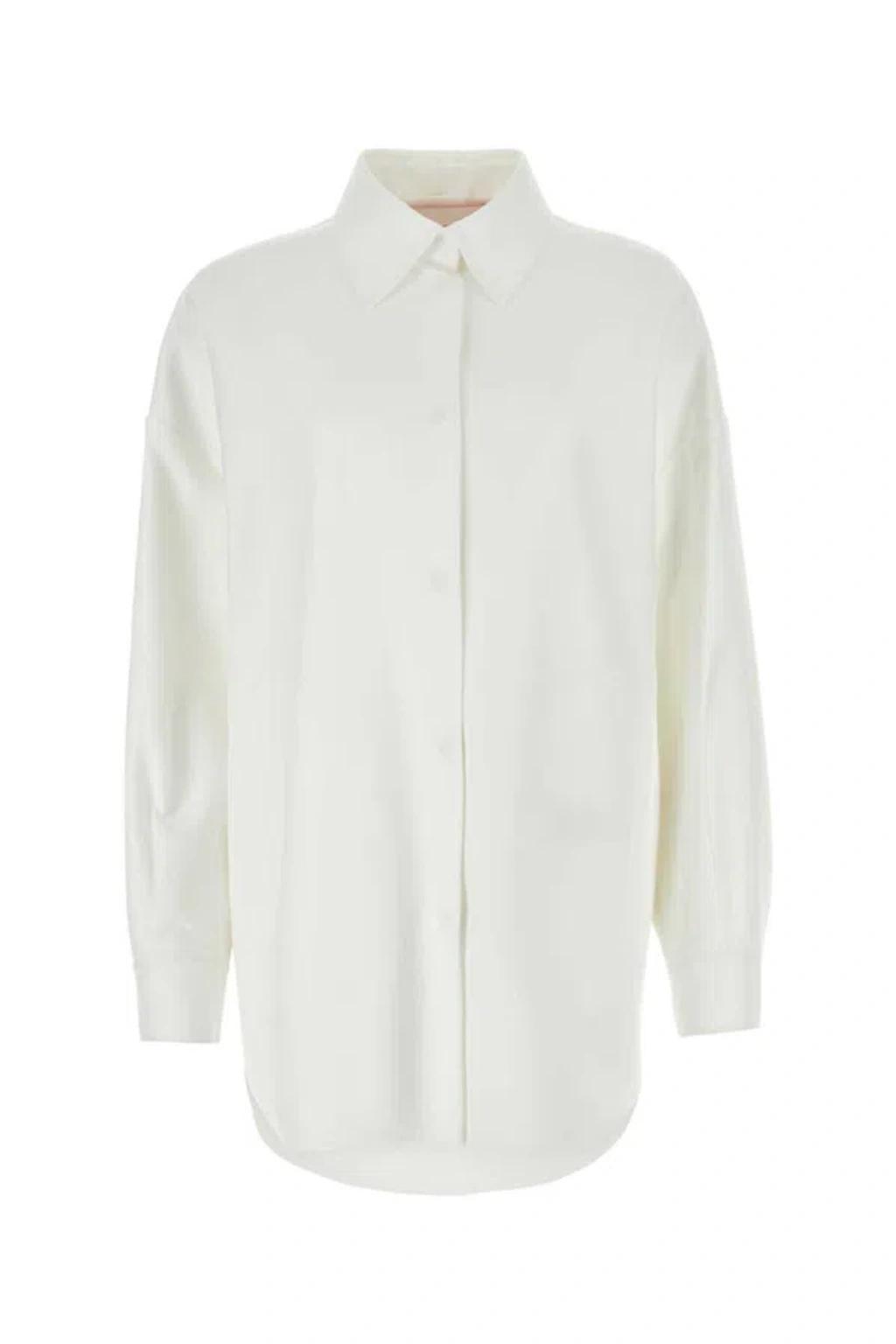 White Oversize Shirt Product Image