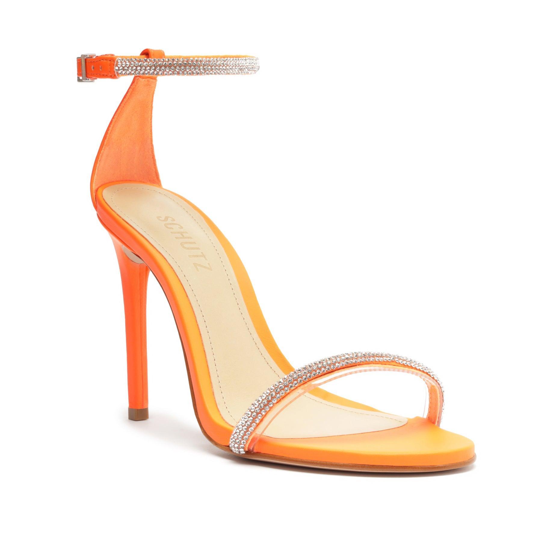 Fabienne Stretch Leather & Vinyl Sandal Female Product Image