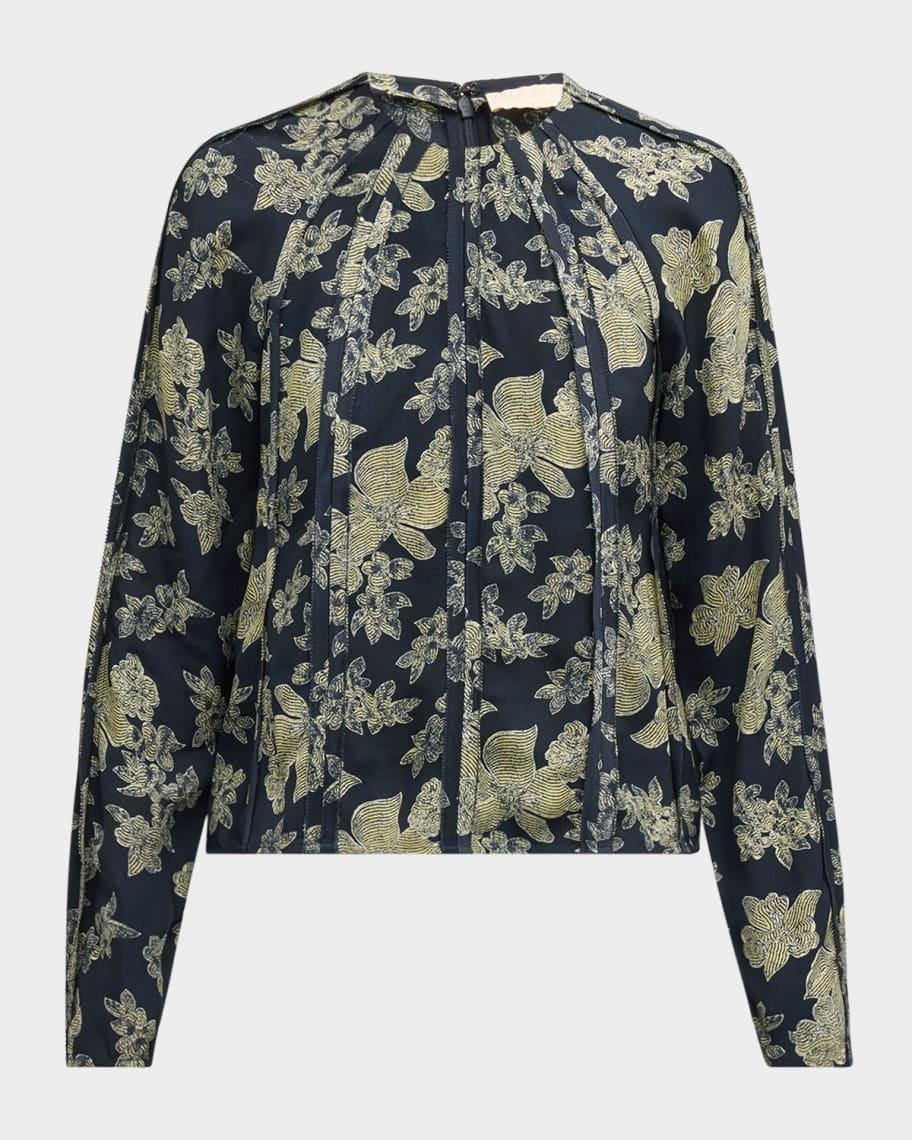 Kavi Floral Long-Sleeve Blouse Product Image