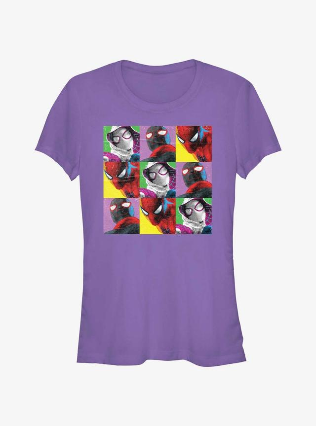 Marvel Spider-Man Spiders Pop Art Girls T-Shirt Product Image