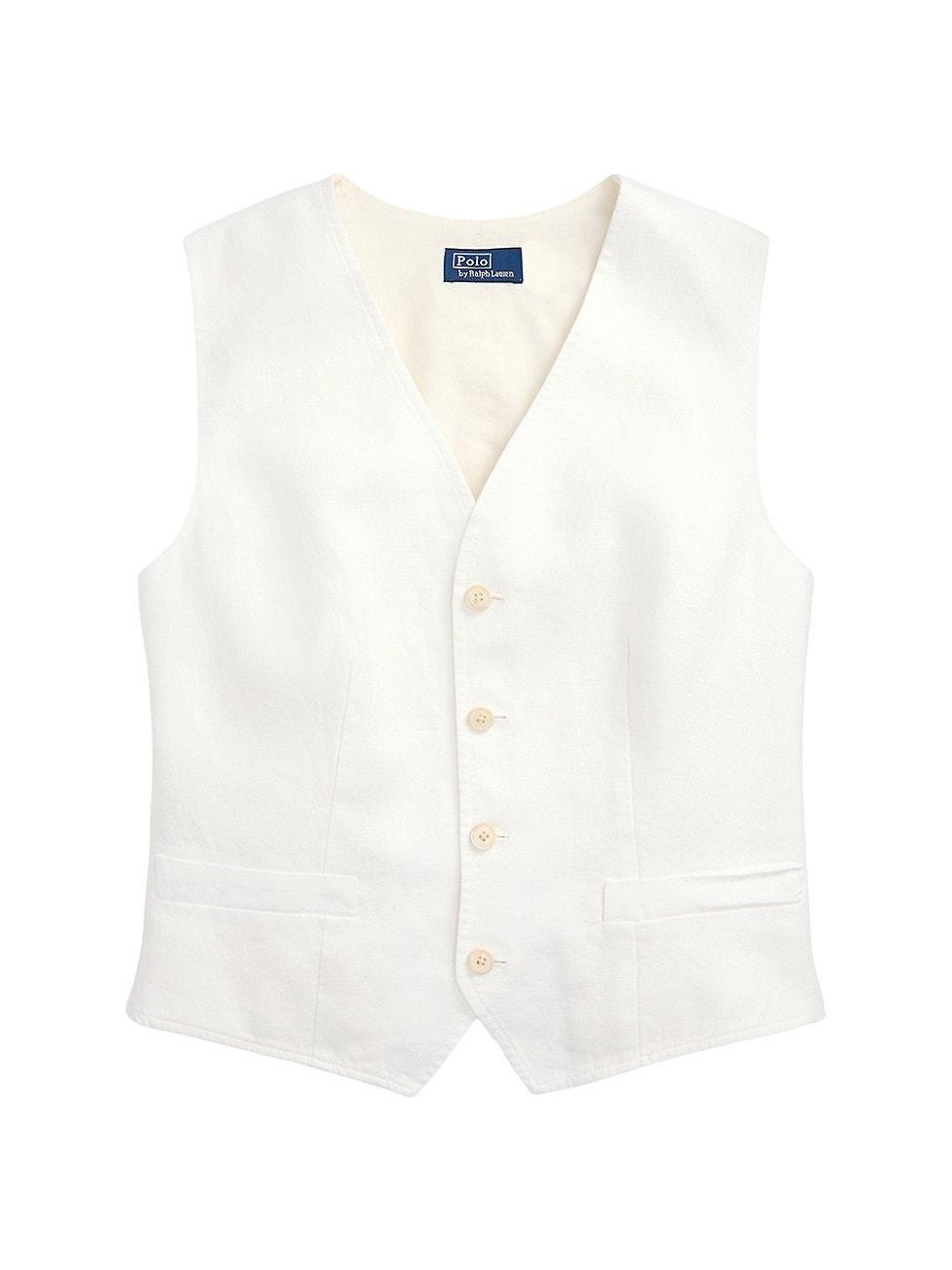 Womens Pauline Linen Vest Product Image