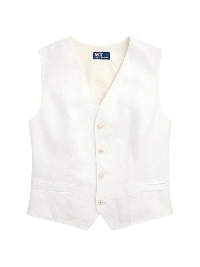 Womens Pauline Linen Vest Product Image