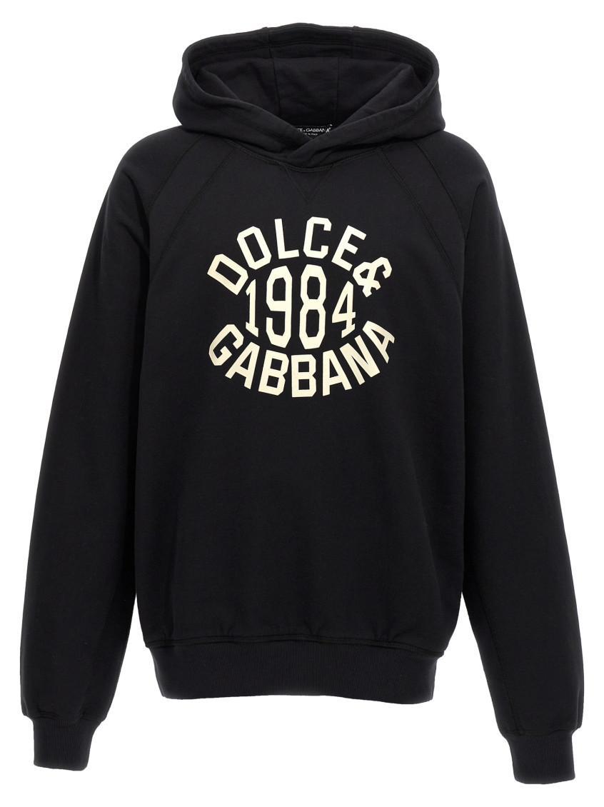 Black Logo Print Hoodie Product Image