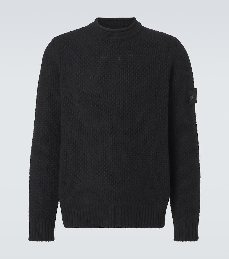 STONE ISLAND Sweater In Black Product Image