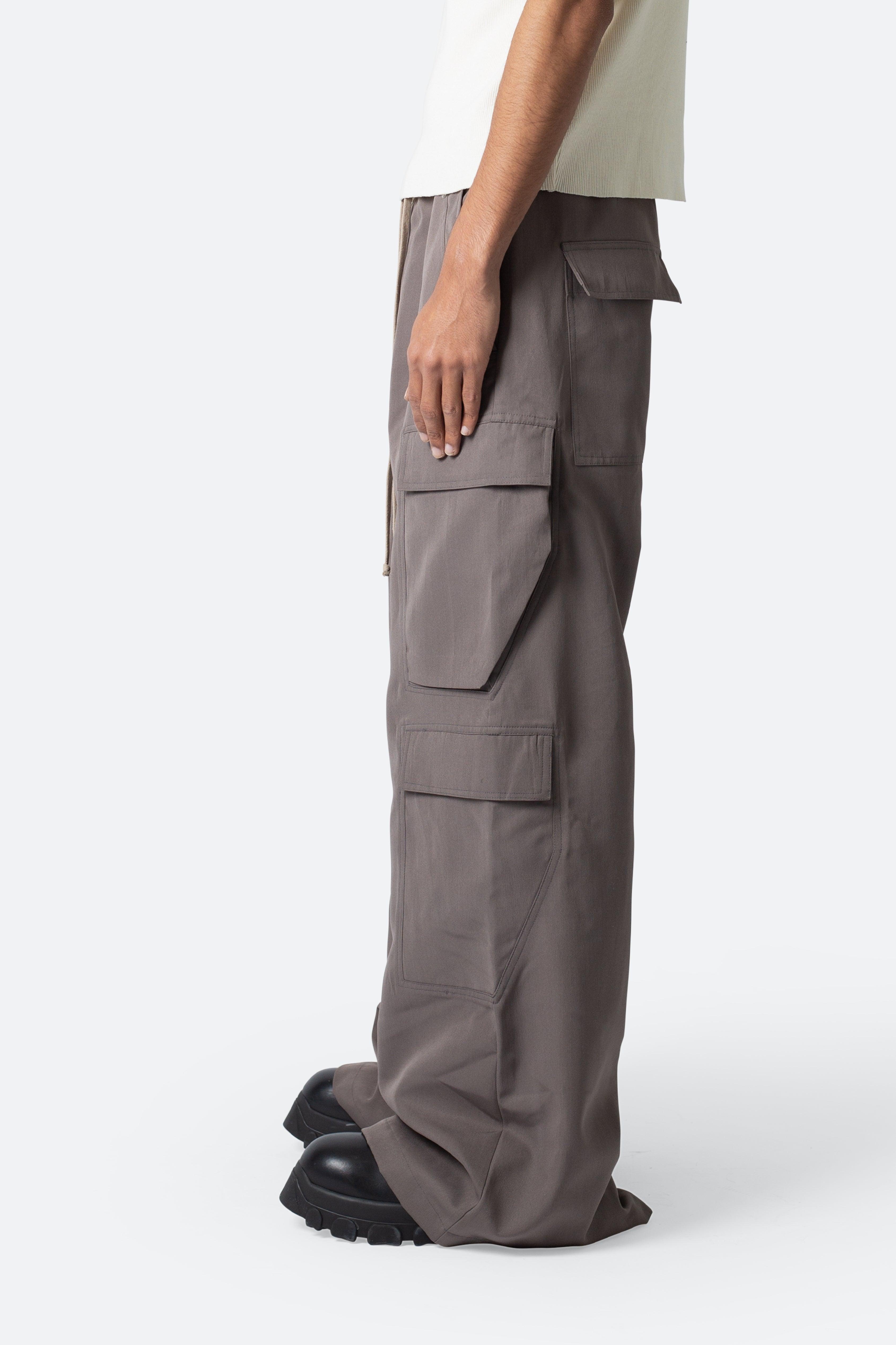 Rave Double Cargo Pants - Dusty Brown Product Image