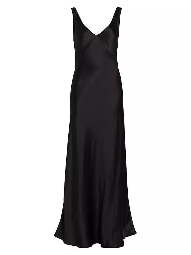 V-Neck Maxi Slip Dress Product Image