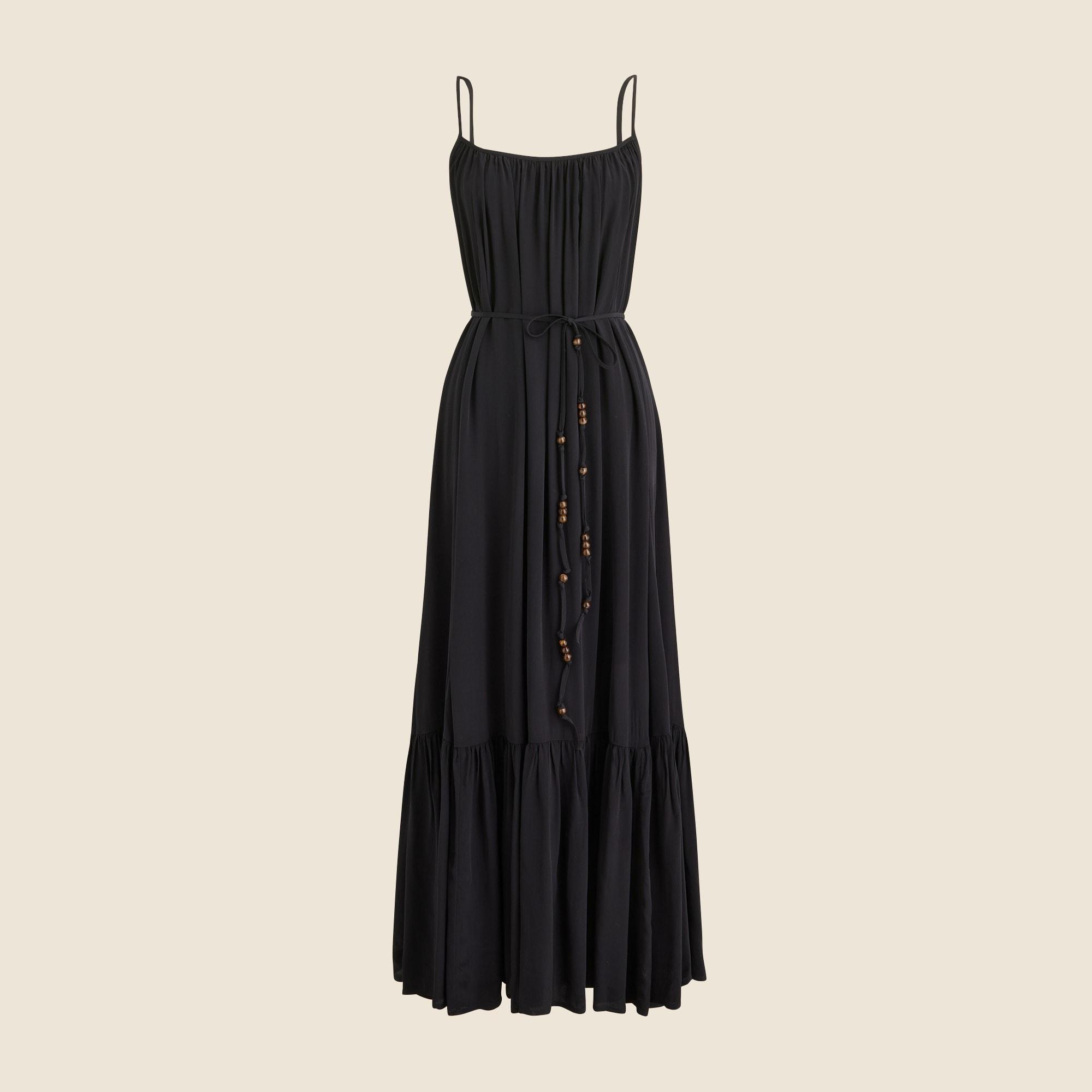 Caspia dress in crepe de chine Product Image