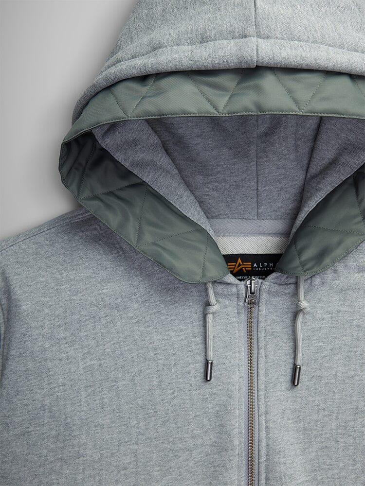 MA-1 ZIP UP HOODIE (SEASONAL) Male Product Image