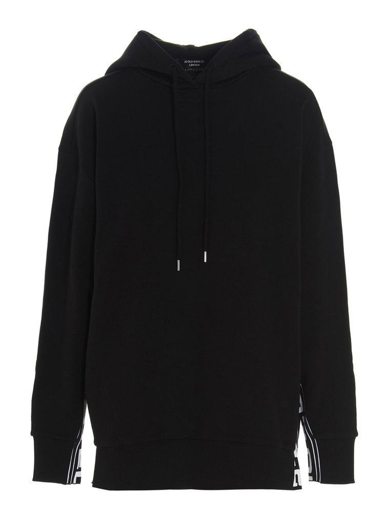 STELLA MCCARTNEY Logo Band Hoodie In Black Product Image