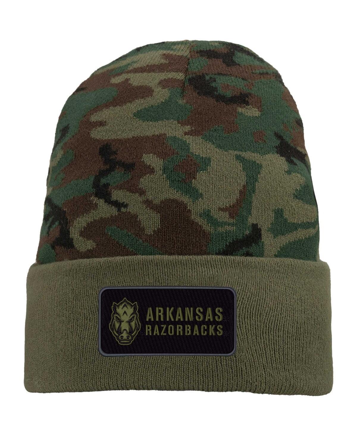 Mens Nike Camo Arkansas Razorbacks Military Pack Cuffed Knit Hat Product Image