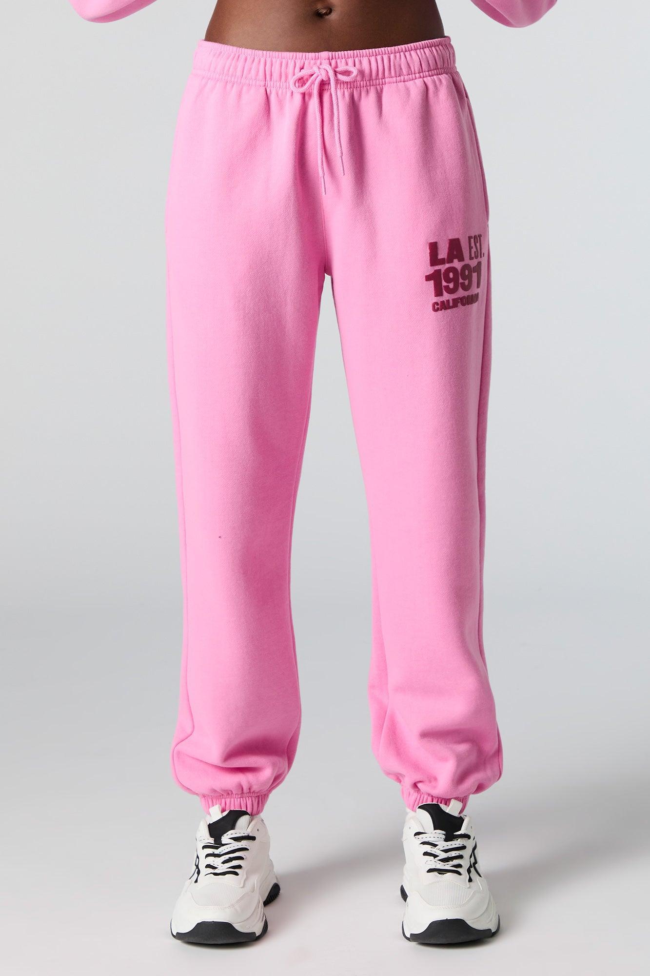 Destination Embroidered Fleece Jogger Female Product Image