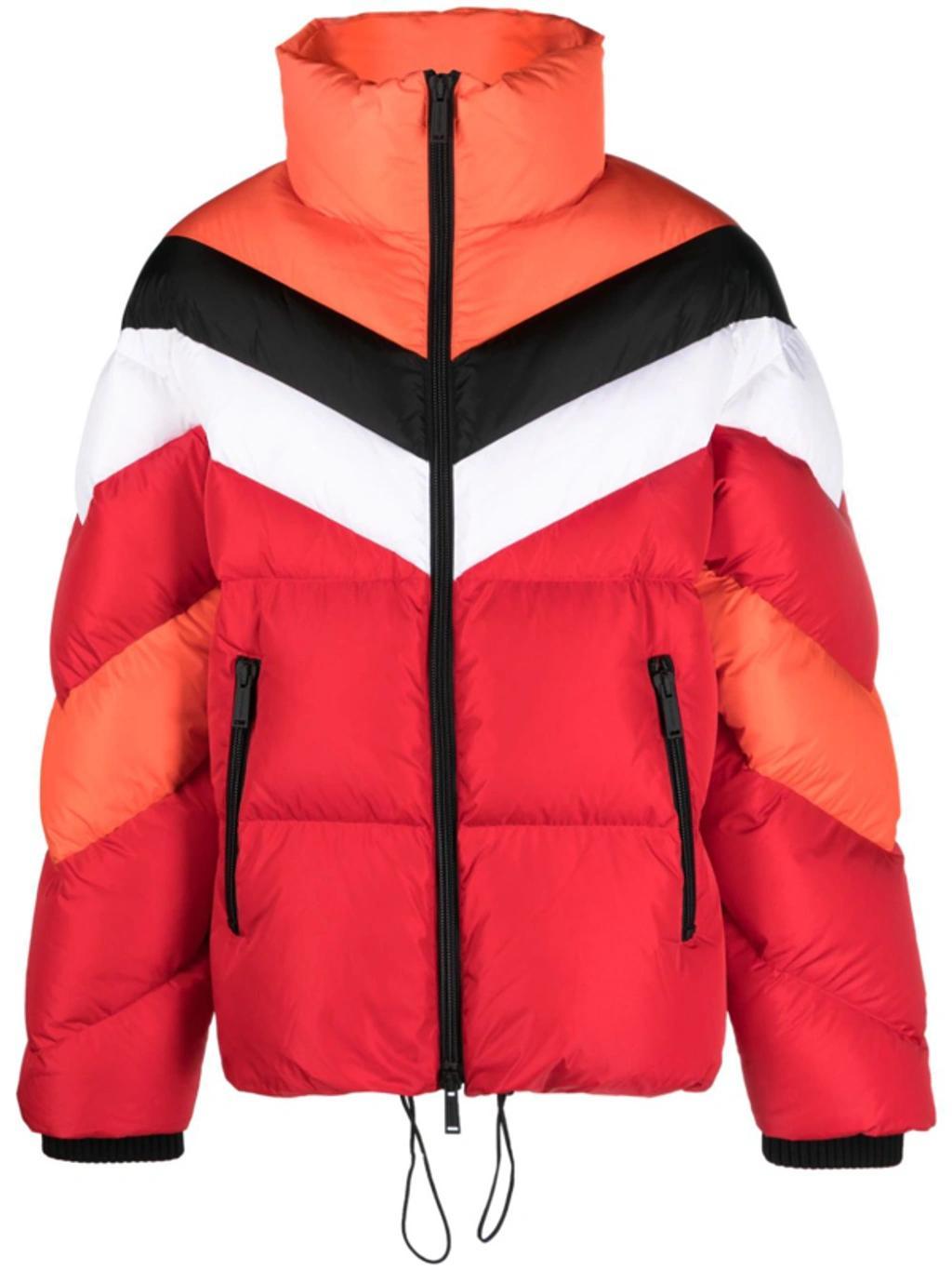 DSQUARED2 Feather-down Padded Jacket In Red Product Image