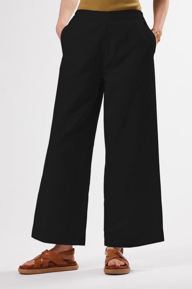 Malia Cotton Linen Pant - Black Product Image