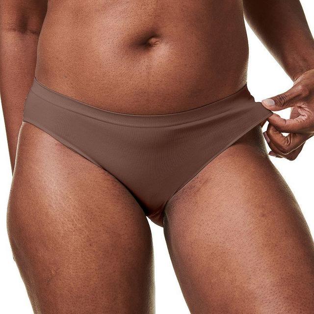 Bravado Designs X-Small/small Mid-Rise Seamless Panty In Chestnut Product Image