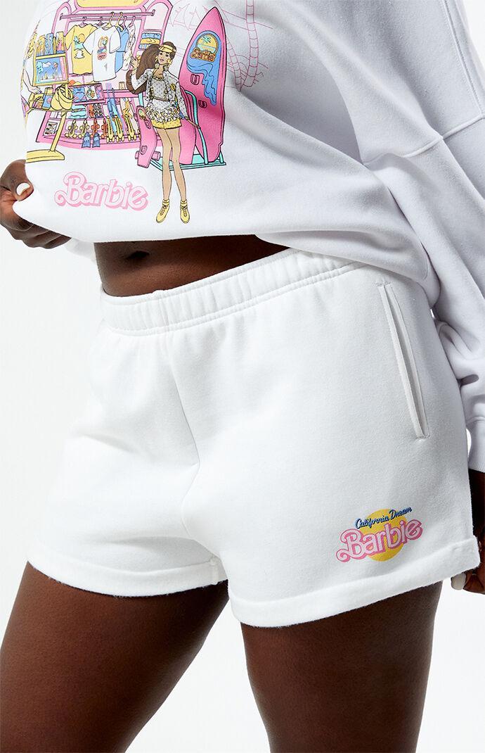 Barbie Womens California Dream Sweat Shorts Product Image