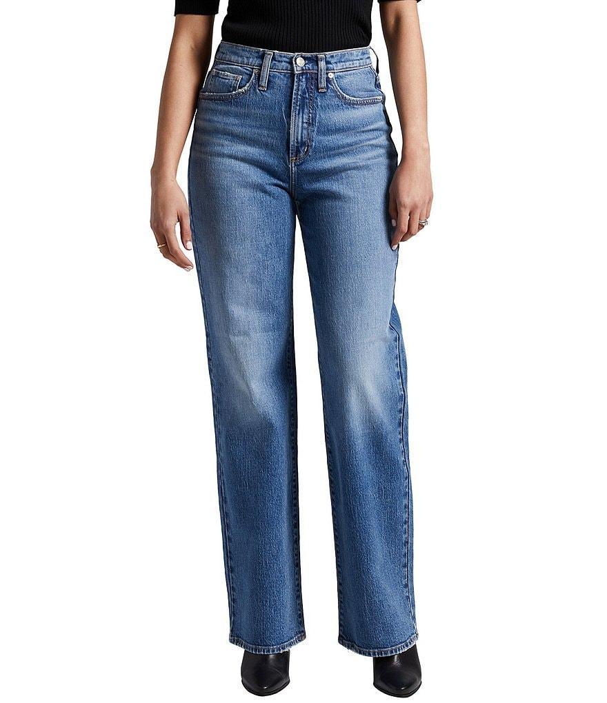 Silver Jeans Co. Highly Desirable High Rise Wide Leg Trouser Jeans product image