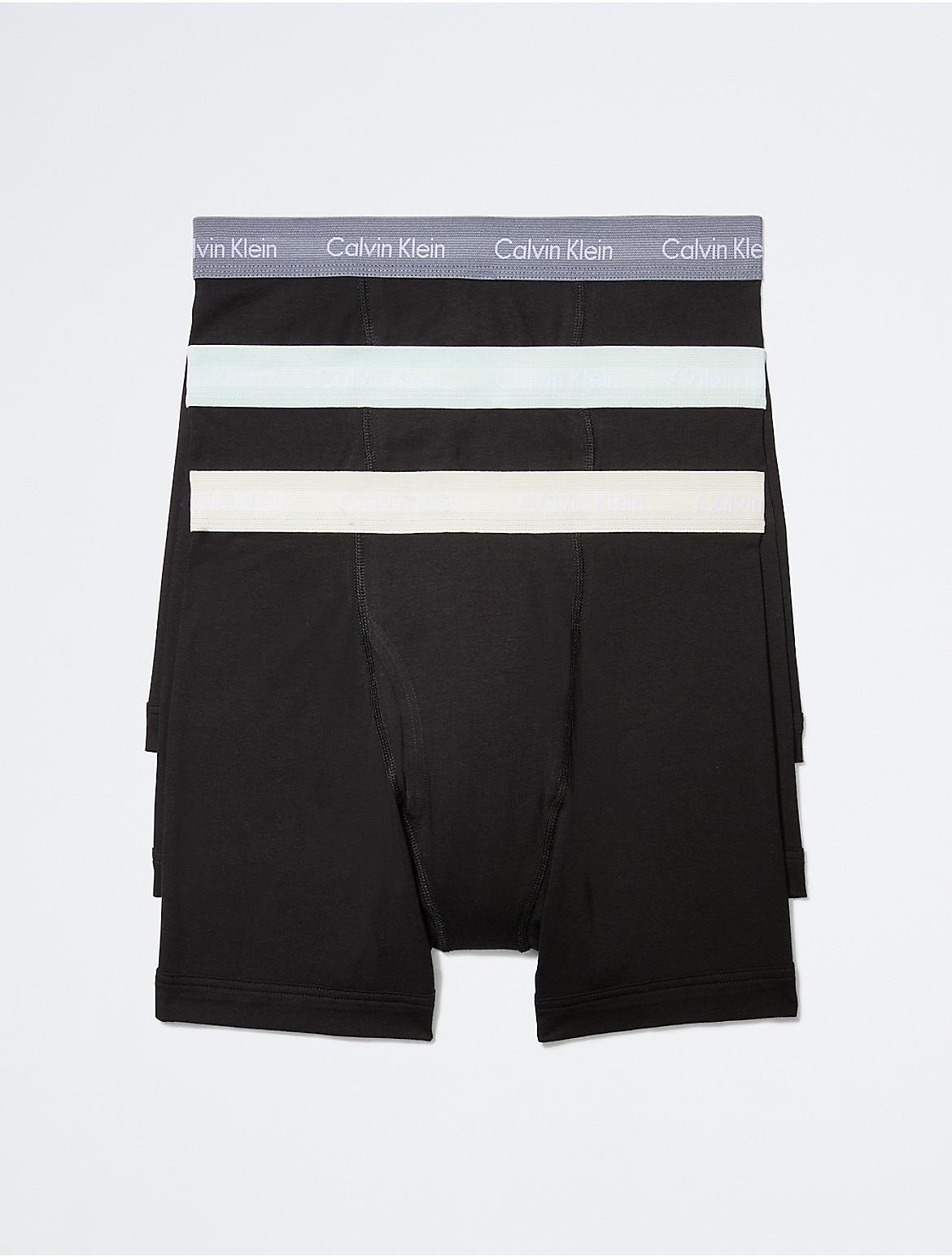 Calvin Klein Cotton Stretch Solid Boxer Briefs 3 Product Image