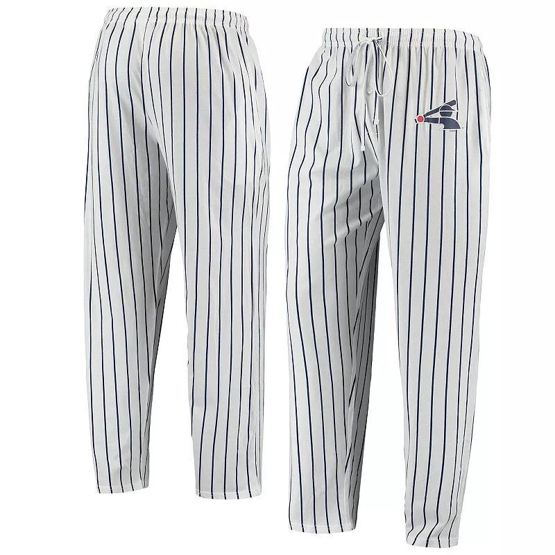 Mens Concepts Sport White/Navy Chicago White Sox Logo Vigor Pinstripe Pants Product Image