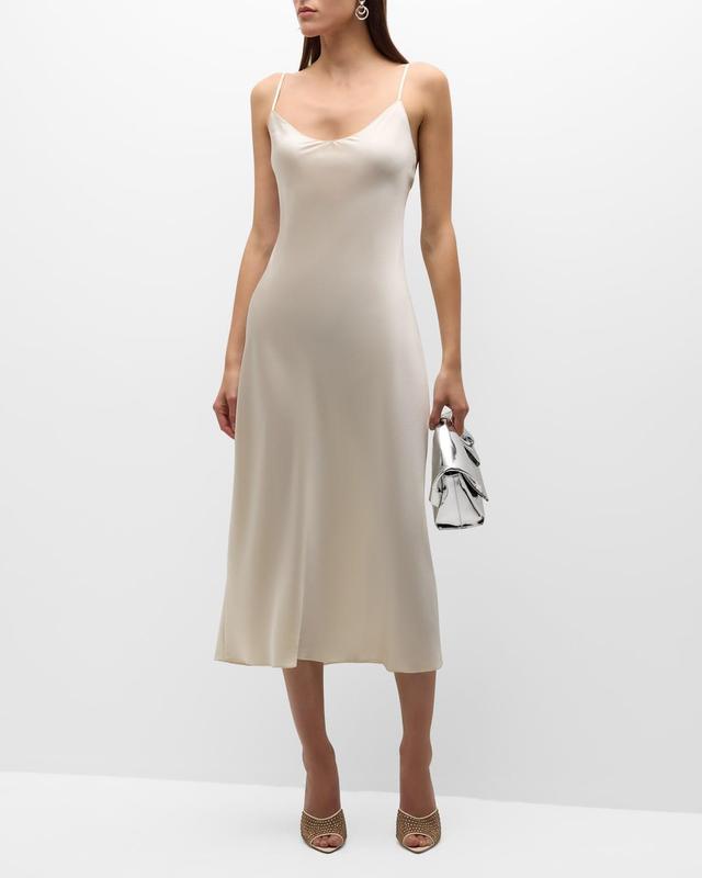 Taylor Silk Slip Dress Product Image