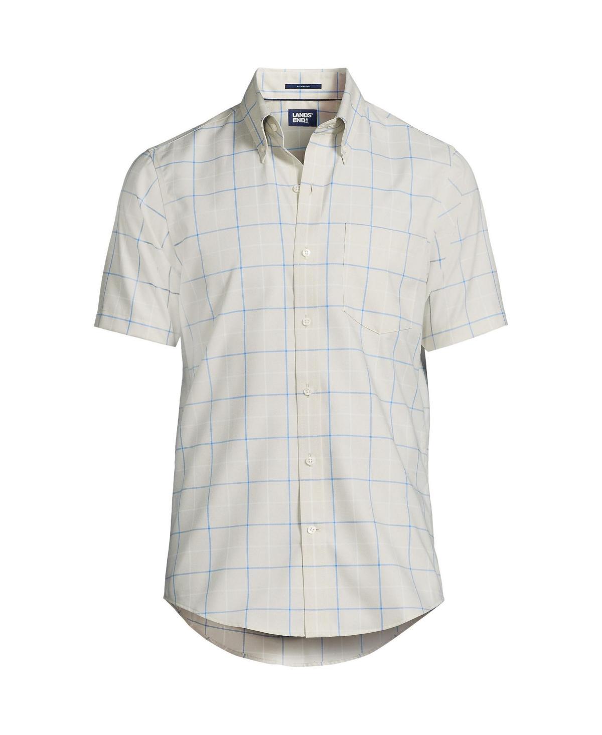 Mens Lands End Traditional-Fit No-Iron Button-Down Sport Shirt Product Image