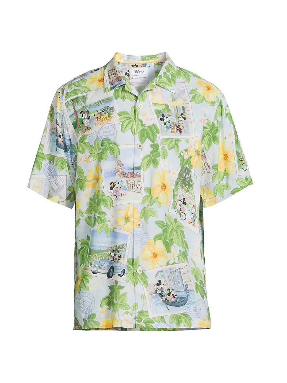 Mens Postcard To Paradise Graphic Camp Shirt Product Image