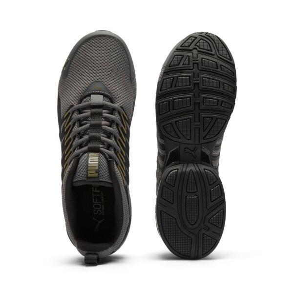 PUMA Voltaic Evo Wide Men's Running Shoes in Cool Dark Grey/Black/Olive Product Image