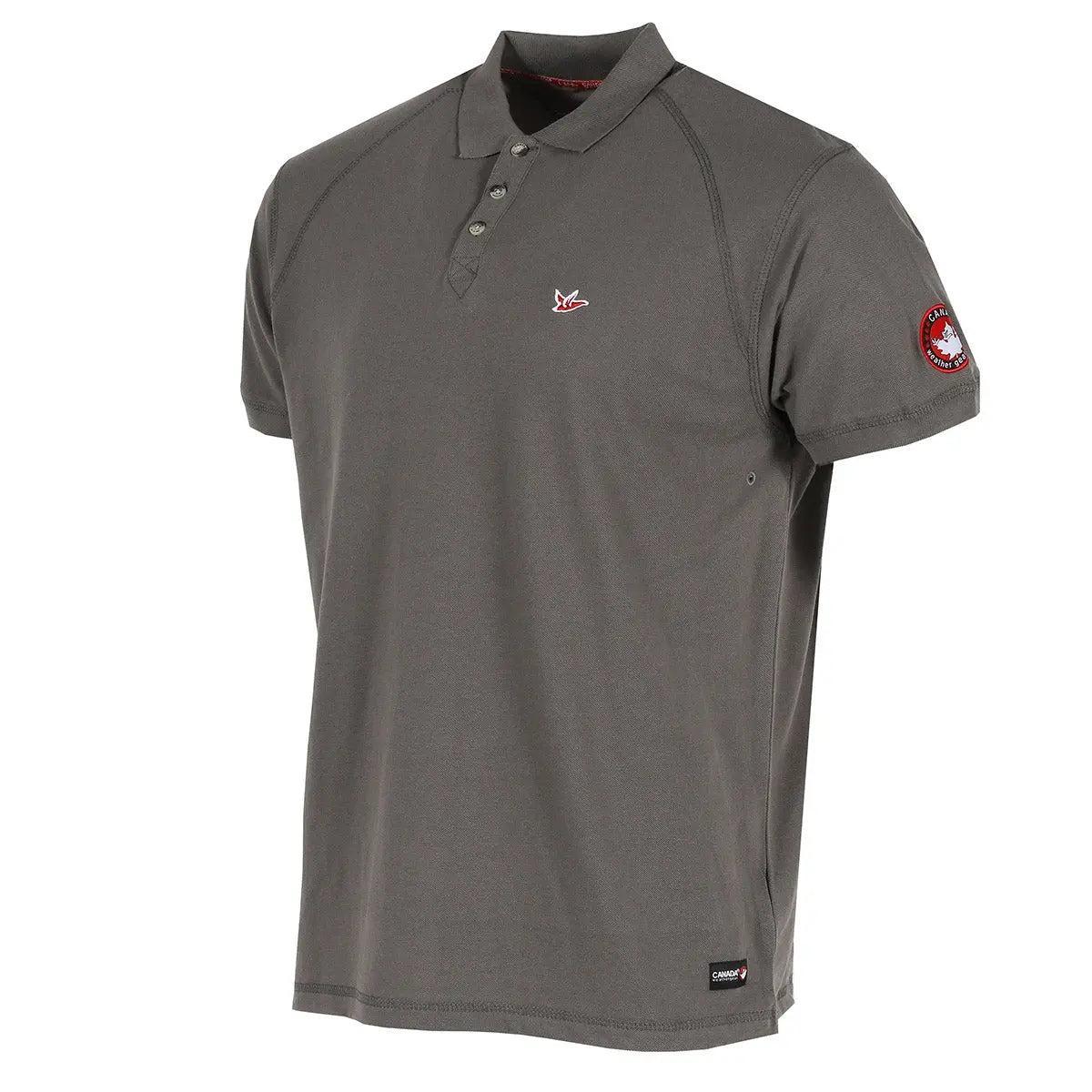 Canada Weather Gear Men's Pique Polo with Ribbed Collar and Cuff Product Image