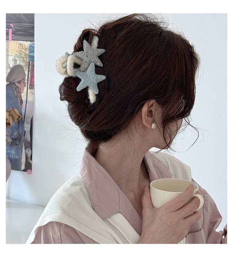 Star Felt Hair Claw Clip Product Image