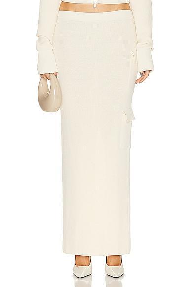 Aya Muse Rutu Dress in Cream. Size M. Product Image